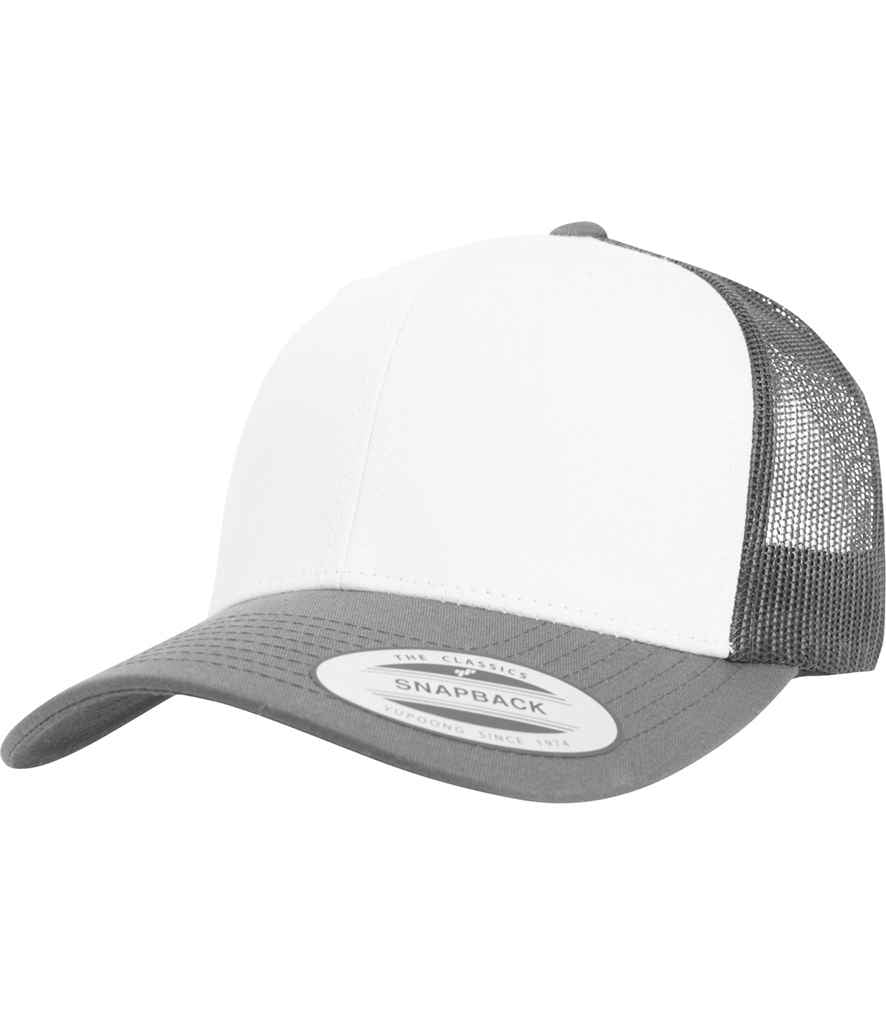 Flexfit - Retro Coloured Front Trucker Cap - F6606CF DGY/W ONE