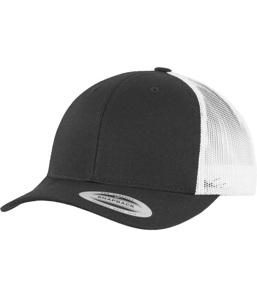 Flexfit - Retro Trucker Two Tone Cap - F6606T BK/WH ONE