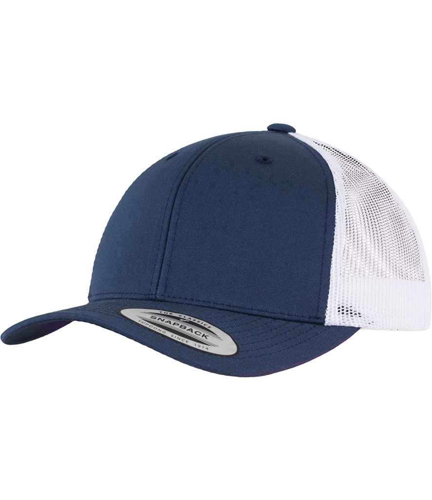 Flexfit - Retro Trucker Two Tone Cap - F6606T BK/WH ONE