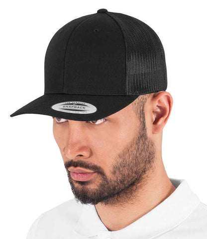 Flexfit - Retro Trucker Cap - F6606 BLK ONE