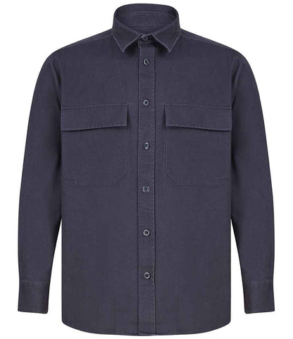 Front Row - Drill Overshirt - FR054 BLK XS