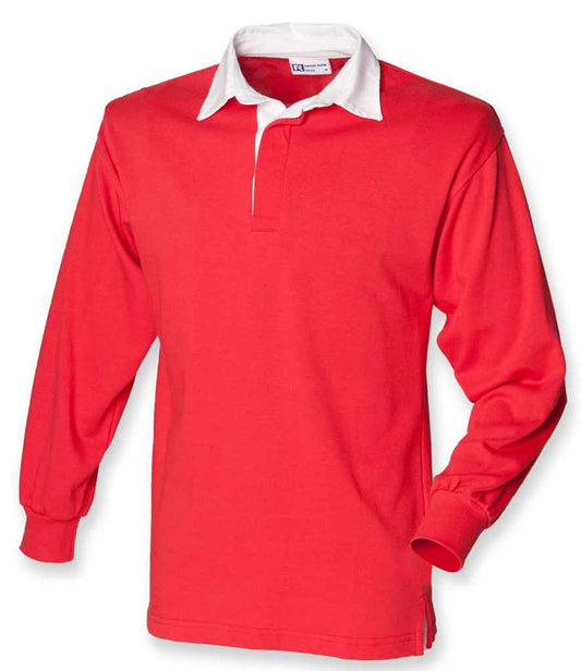 Front Row - Classic Rugby Shirt - FR100 RD/WH XS