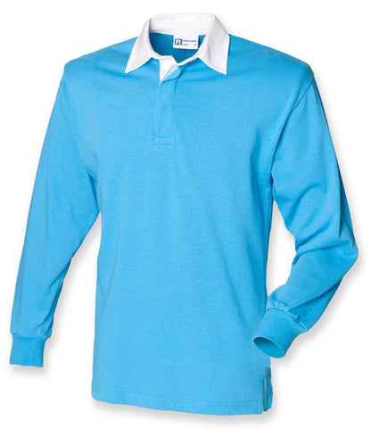 Front Row - Classic Rugby Shirt - FR100 SB/WH S