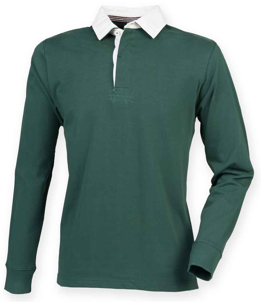 Front Row - Premium Superfit Rugby Shirt - FR104 BOT XS