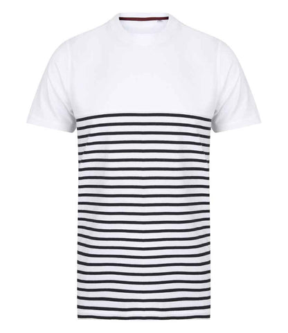Front Row - Unisex Breton Striped T-Shirt