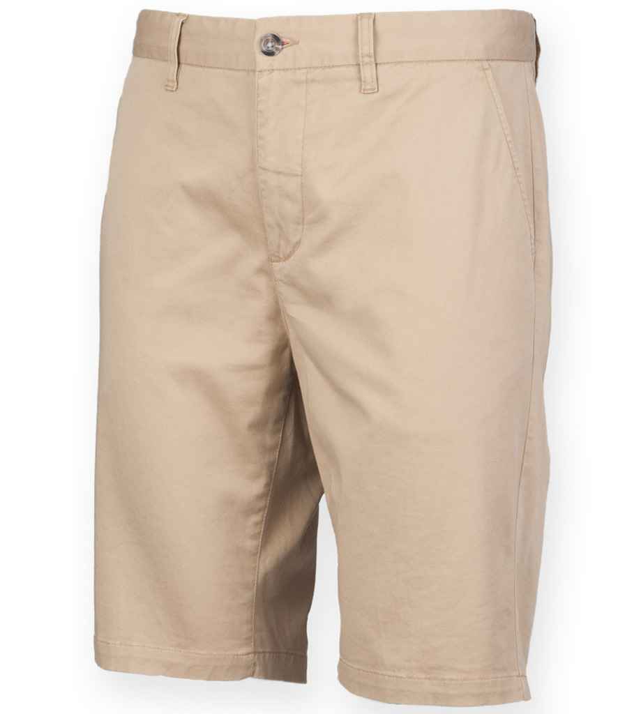 Front Row - Stretch Chino Shorts - Pierre Francis