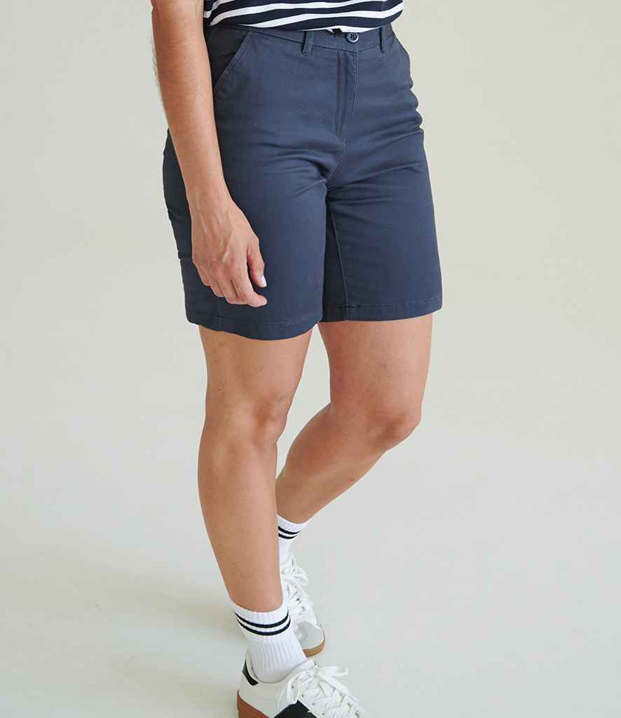 Front Row - Ladies Stretch Chino Shorts - Pierre Francis