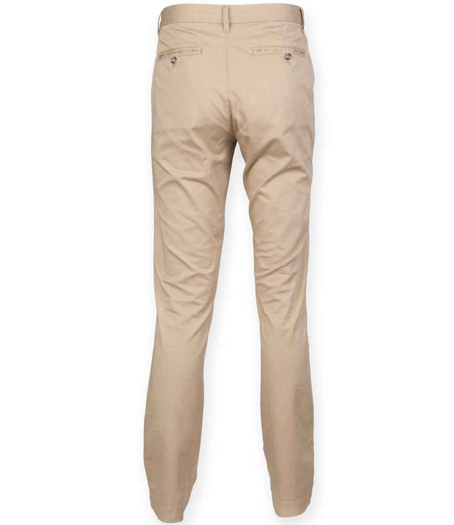 Front Row - Stretch Chino Trousers - Pierre Francis