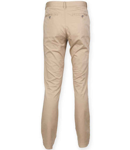 Front Row - Stretch Chino Trousers - Pierre Francis