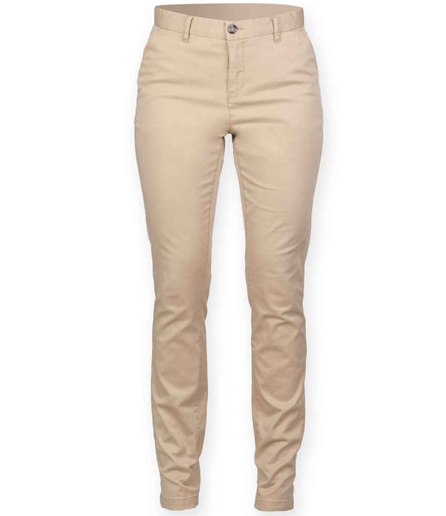 Front Row - Ladies Stretch Chino Trousers - Pierre Francis
