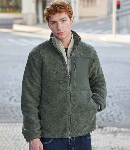 Front Row Recycled Sherpa Fleece Jacket