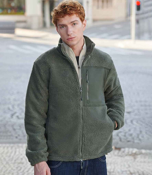 Front Row Recycled Sherpa Fleece Jacket