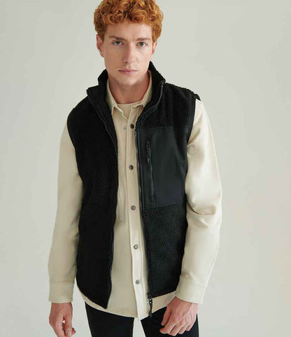 Front Row - Recycled Sherpa Gilet - Pierre Francis