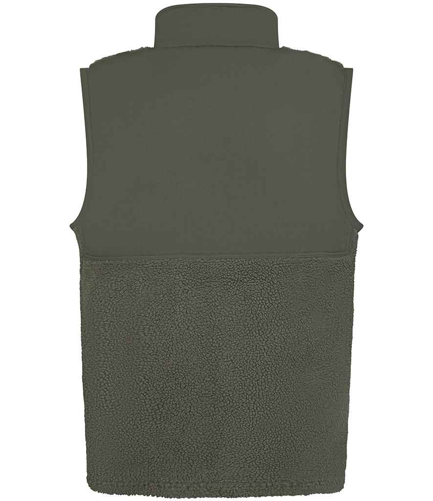 Front Row - Recycled Sherpa Gilet - Pierre Francis