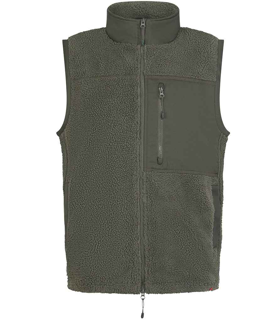 Front Row - Recycled Sherpa Gilet - Pierre Francis