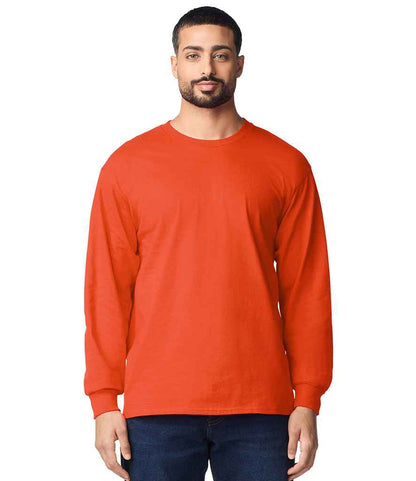 Gildan - Ultra Cotton™ Long Sleeve T-Shirt - GD14 ORA S