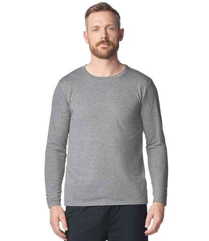 Gildan - Ultra Cotton™ Long Sleeve T-Shirt - GD14 SGY S