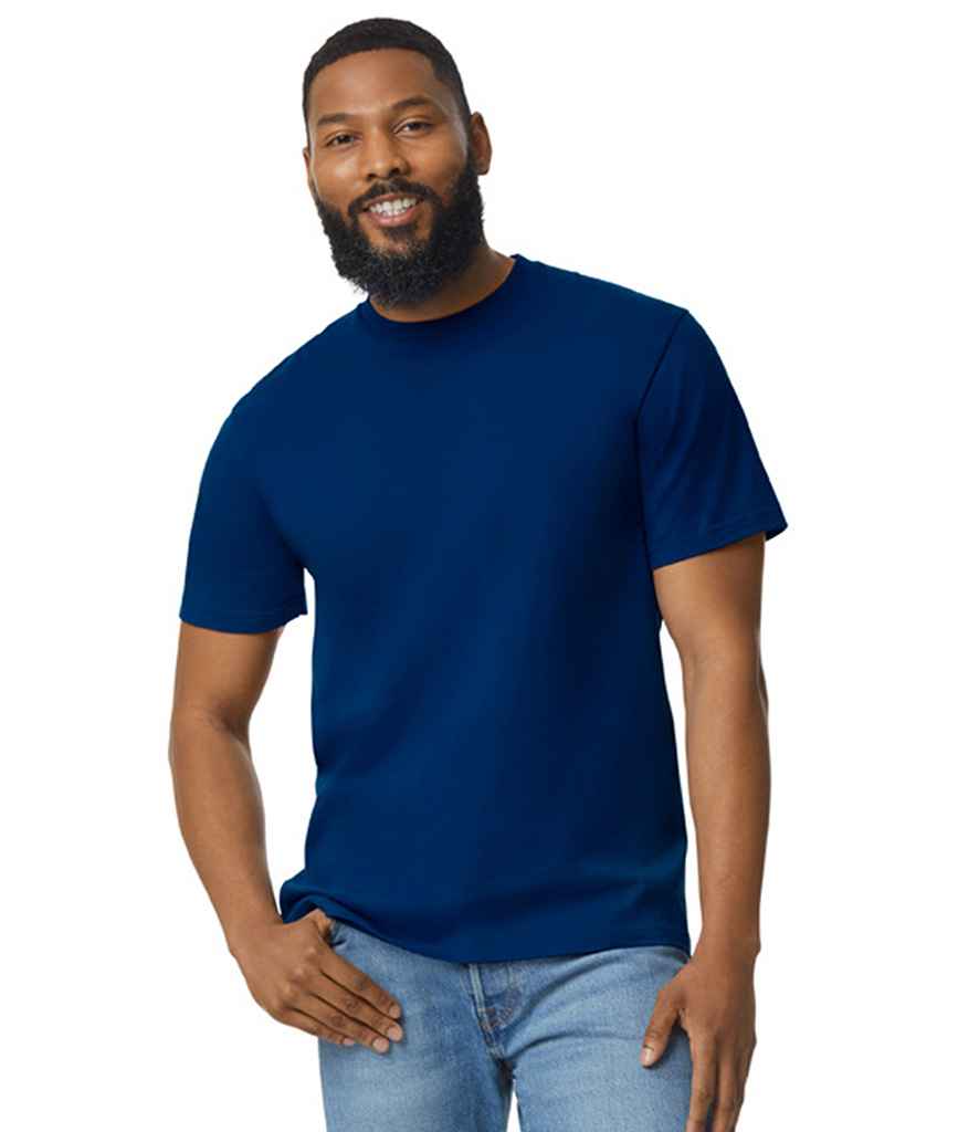 Gildan - SoftStyle® Midweight No Label T-Shirt - GD27 NAV XS