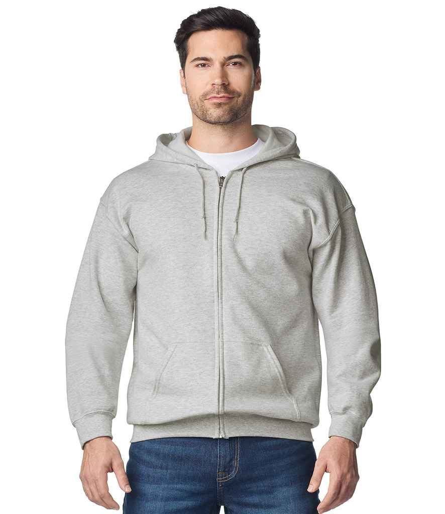 Gildan - Heavy Blend™ Zip Hooded Sweatshirt - GD58 ASH S