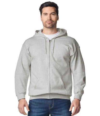 Gildan - Heavy Blend™ Zip Hooded Sweatshirt - GD58 ASH S