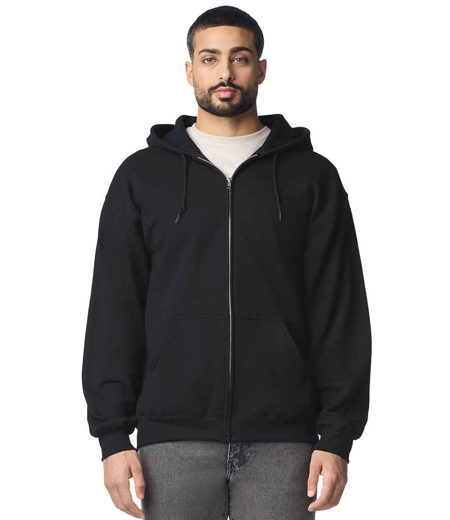 Gildan - Heavy Blend™ Zip Hooded Sweatshirt - GD58 BLK S