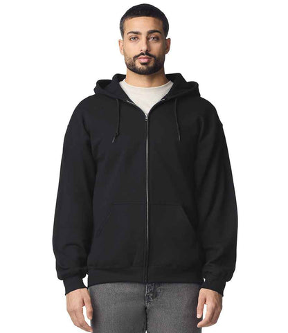 Gildan - Heavy Blend™ Zip Hooded Sweatshirt - GD58 BLK S