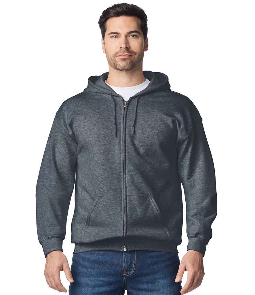 Gildan - Heavy Blend™ Zip Hooded Sweatshirt - GD58 DHE S