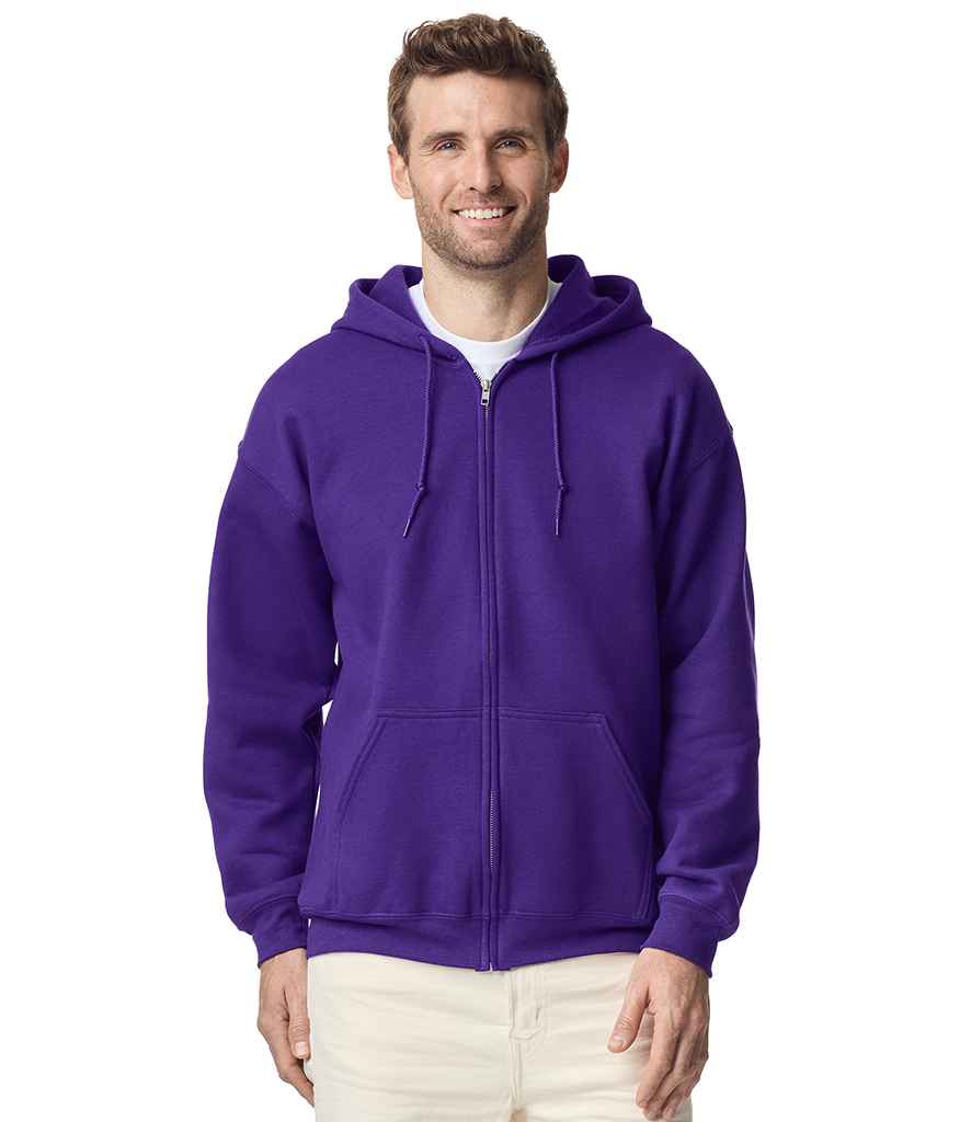 Gildan - Heavy Blend™ Zip Hooded Sweatshirt - GD58 PUR S