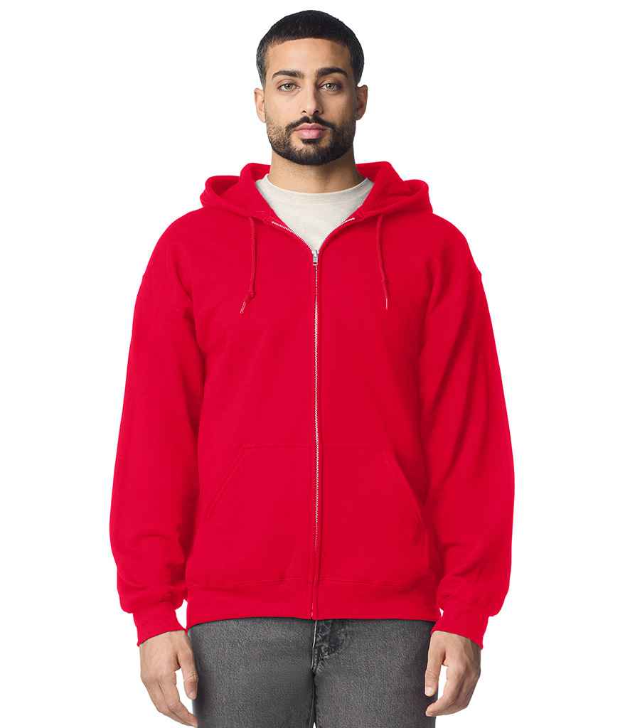 Gildan - Heavy Blend™ Zip Hooded Sweatshirt - GD58 RED S