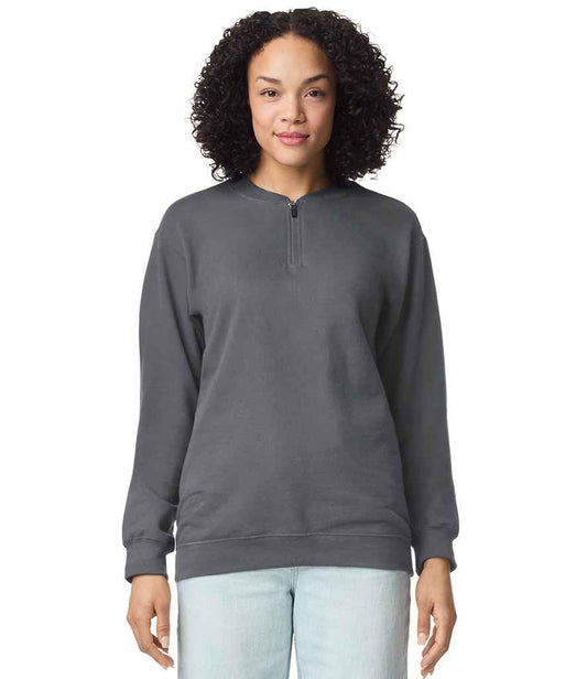 Gildan - SoftStyle® Midweight Fleece 1/4 Zip Sweatshirt - GD612 CHA S