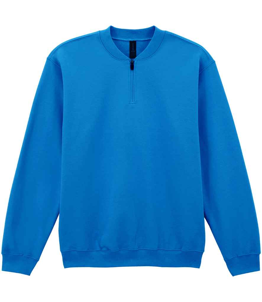 Bluza z polaru Gildan SoftStyle® o średniej wadze, zapinana na zamek 1/4