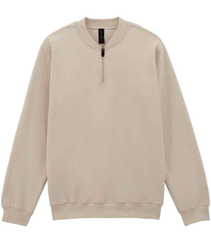 Bluza z polaru Gildan SoftStyle® o średniej wadze, zapinana na zamek 1/4