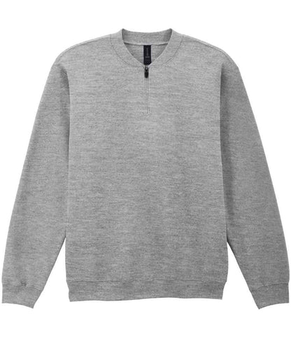 Bluza z polaru Gildan SoftStyle® o średniej wadze, zapinana na zamek 1/4