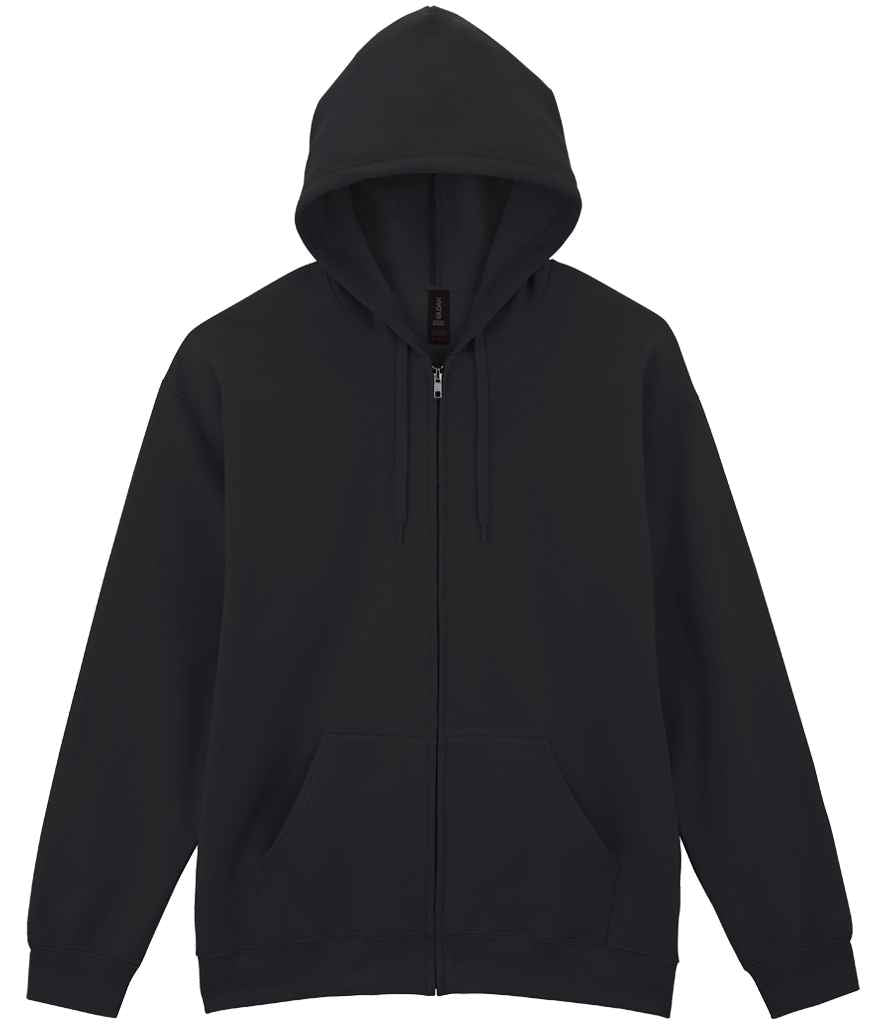 Gildan - SoftStyle® Midweight Full Zip Hooded Sweatshirt - GD69 RED S