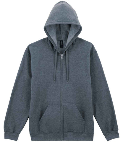 Gildan - SoftStyle® Midweight Full Zip Hooded Sweatshirt - GD69 RED S