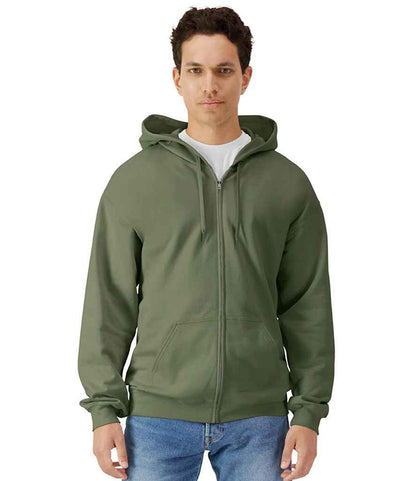 Gildan - SoftStyle® Midweight Full Zip Hooded Sweatshirt - GD69 MGR S