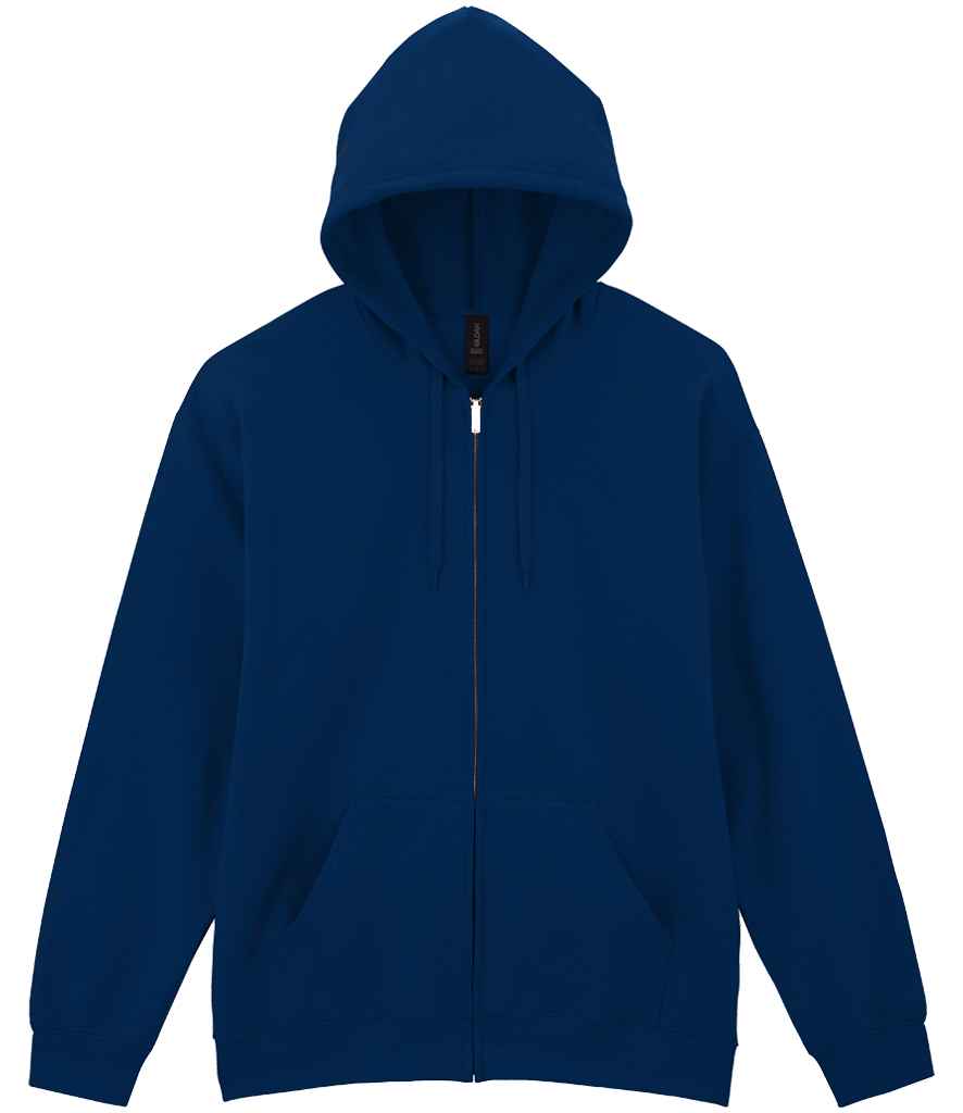 Gildan - SoftStyle® Midweight Full Zip Hooded Sweatshirt - GD69 RED S