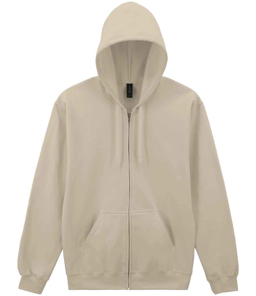 Gildan - SoftStyle® Midweight Full Zip Hooded Sweatshirt - GD69 RED S