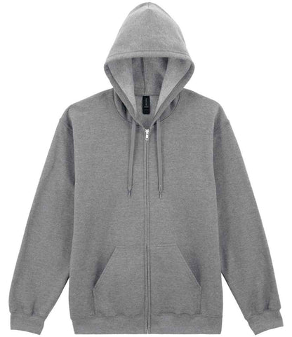 Gildan - SoftStyle® Midweight Full Zip Hooded Sweatshirt - GD69 RED S