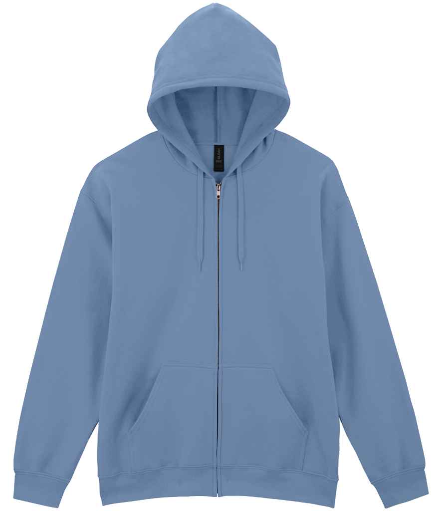 Gildan - SoftStyle® Midweight Full Zip Hooded Sweatshirt - GD69 RED S