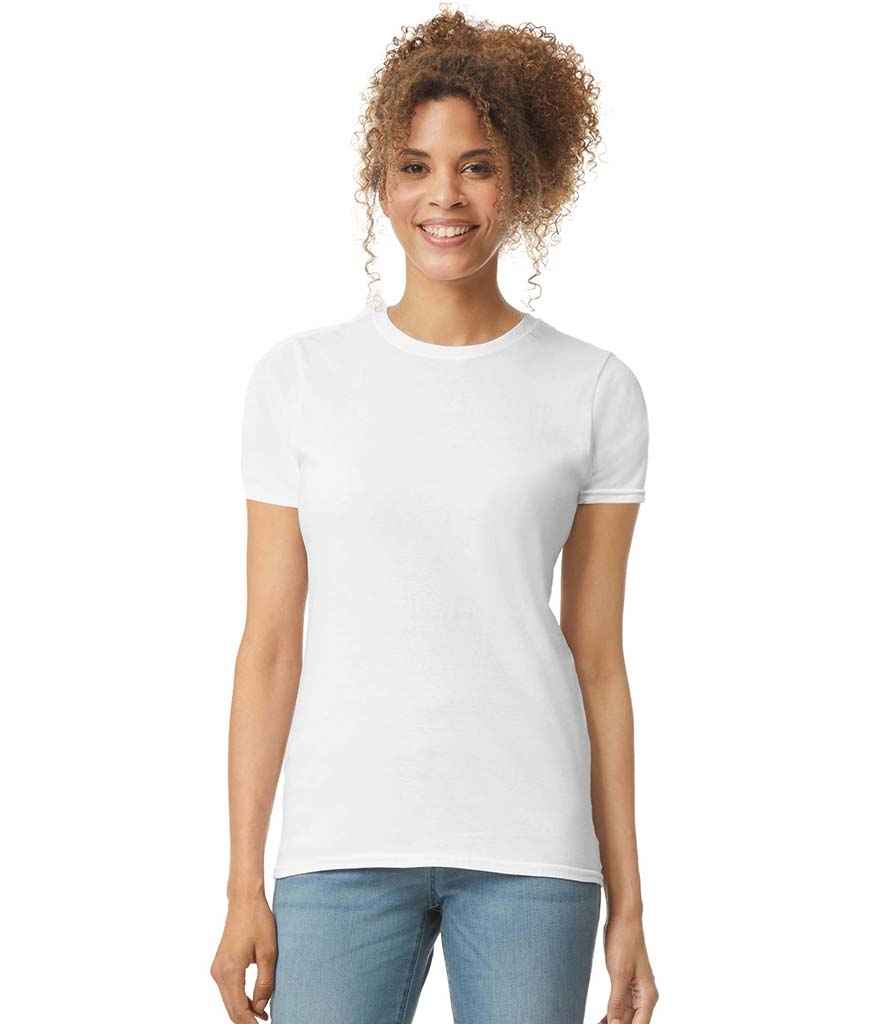 Gildan - Ladies SoftStyle® T-Shirt - GD72 WHI S