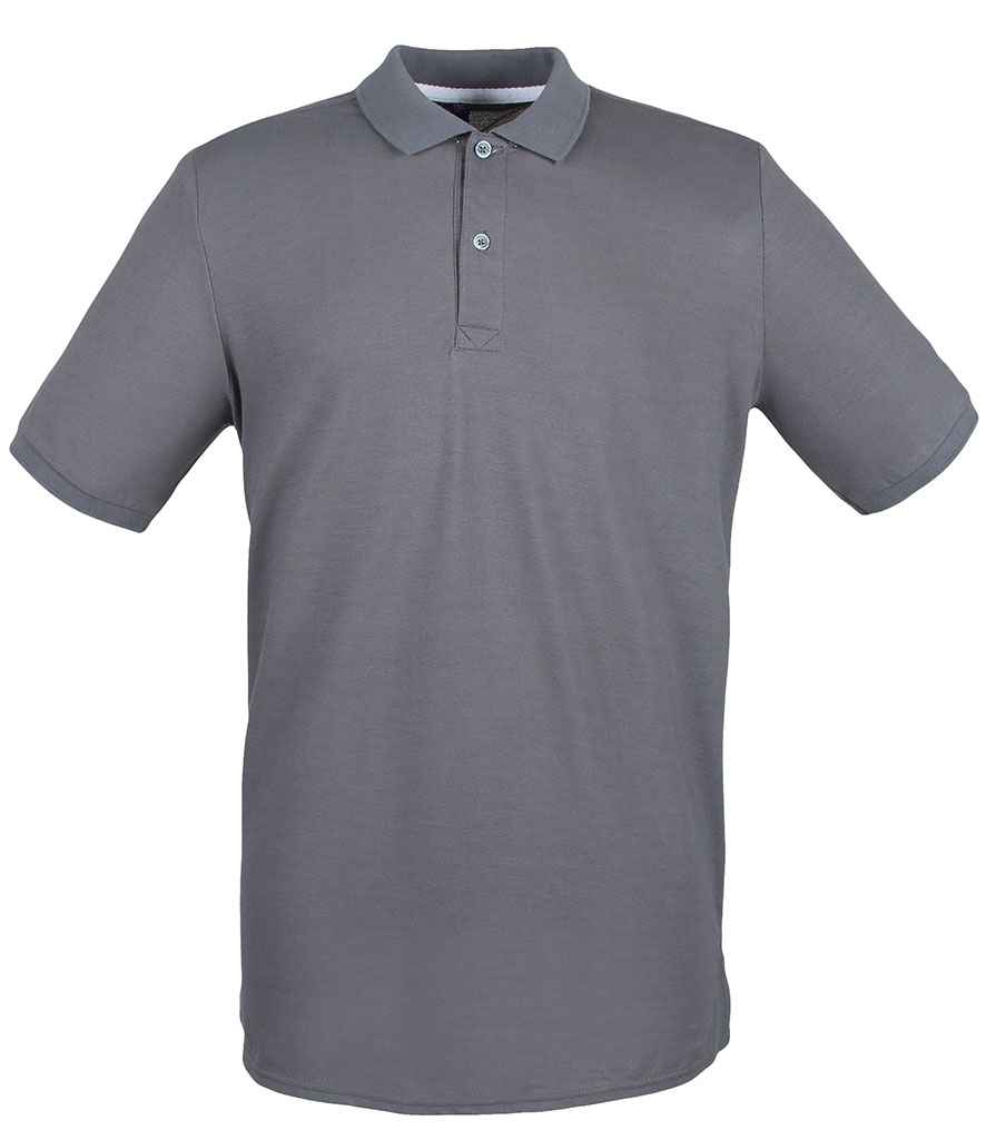 Henbury - Modern Fit Cotton Piqué Polo Shirt - H101 STE S