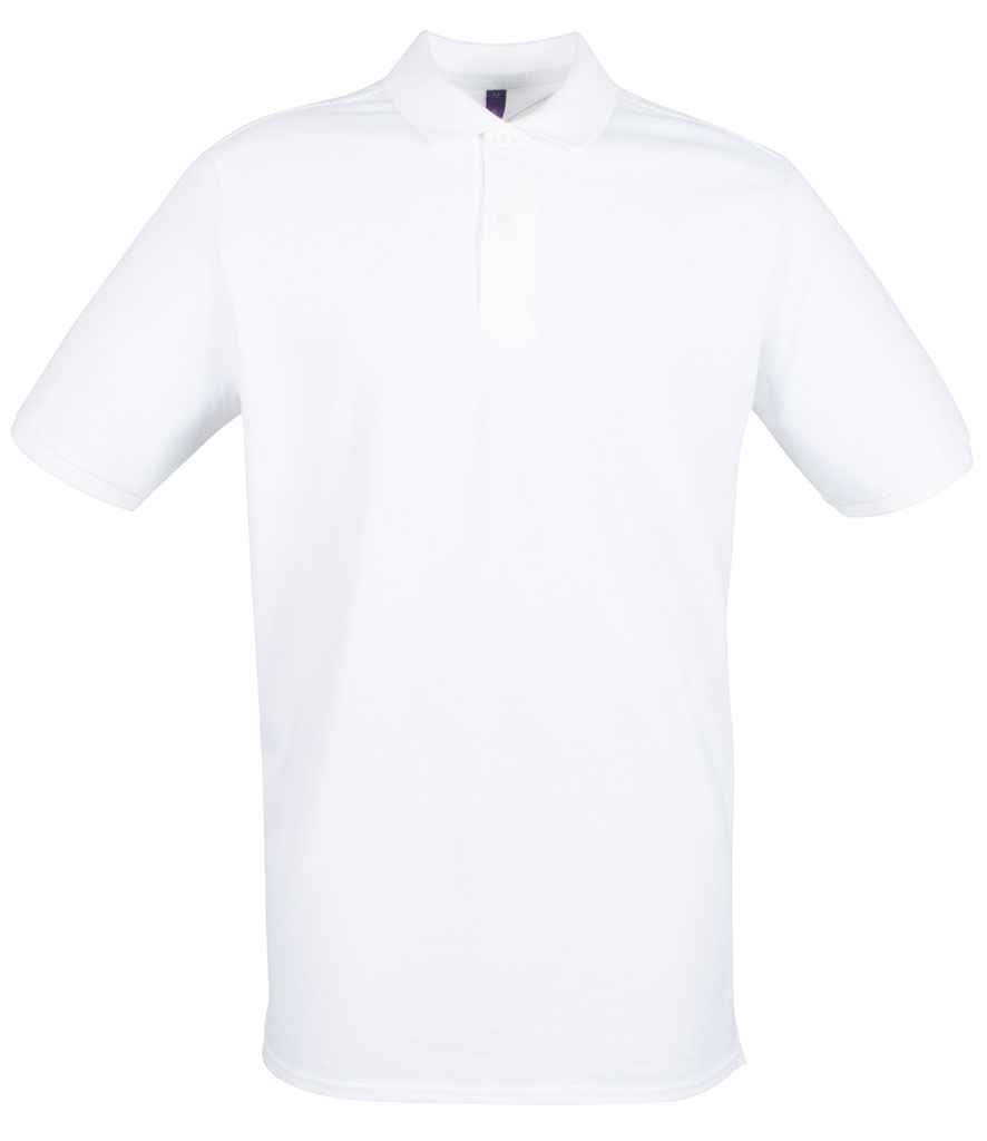 Henbury - Modern Fit Cotton Piqué Polo Shirt - H101 WHI XS