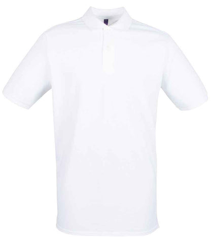 Henbury - Modern Fit Cotton Piqué Polo Shirt - H101 WHI XS