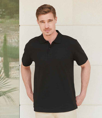 Henbury - Unisex Stretch Cotton Piqué Polo Shirt - Pierre Francis