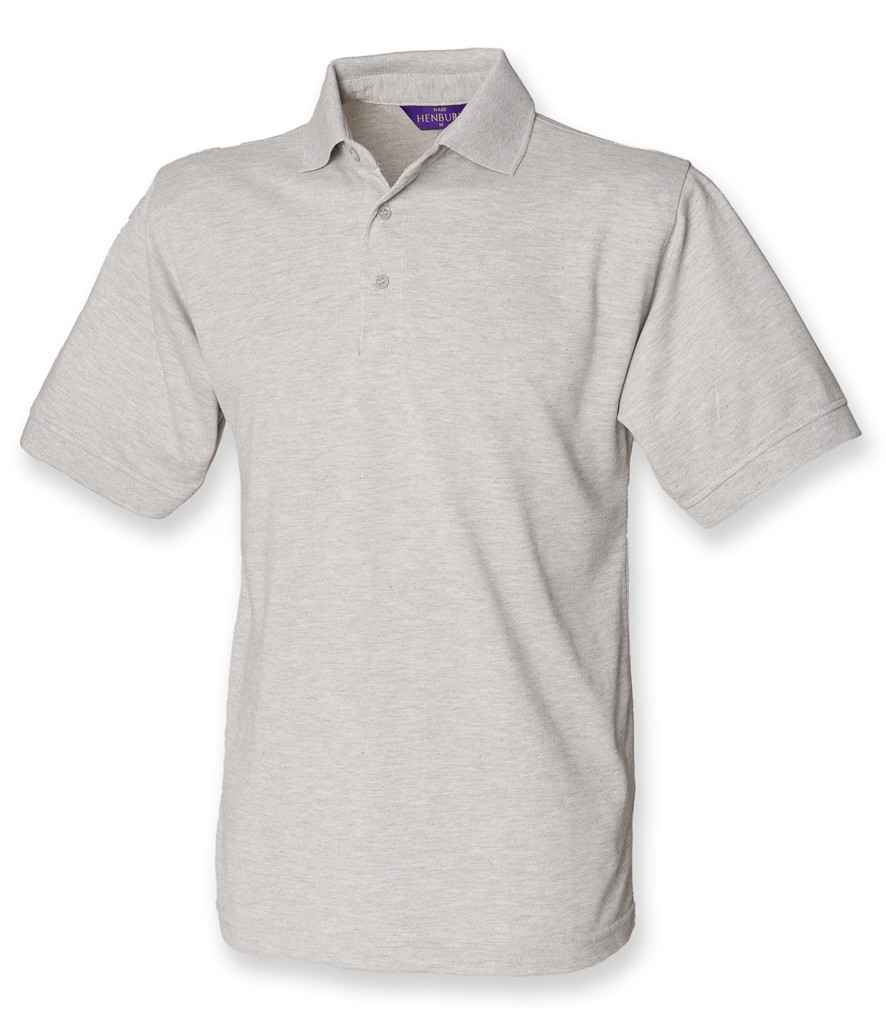 Henbury - Heavy Poly/Cotton Piqué Polo Shirt - H400 HEA S
