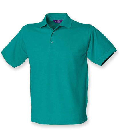 Henbury - Heavy Poly/Cotton Piqué Polo Shirt - H400 WHI XS