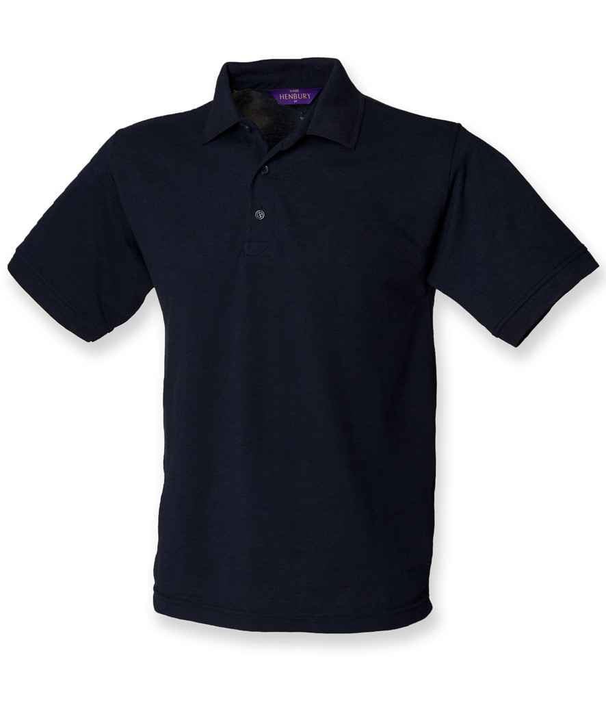 Henbury - Heavy Poly/Cotton Piqué Polo Shirt - H400 NAV XS