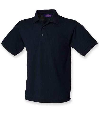 Henbury - Heavy Poly/Cotton Piqué Polo Shirt - H400 NAV XS