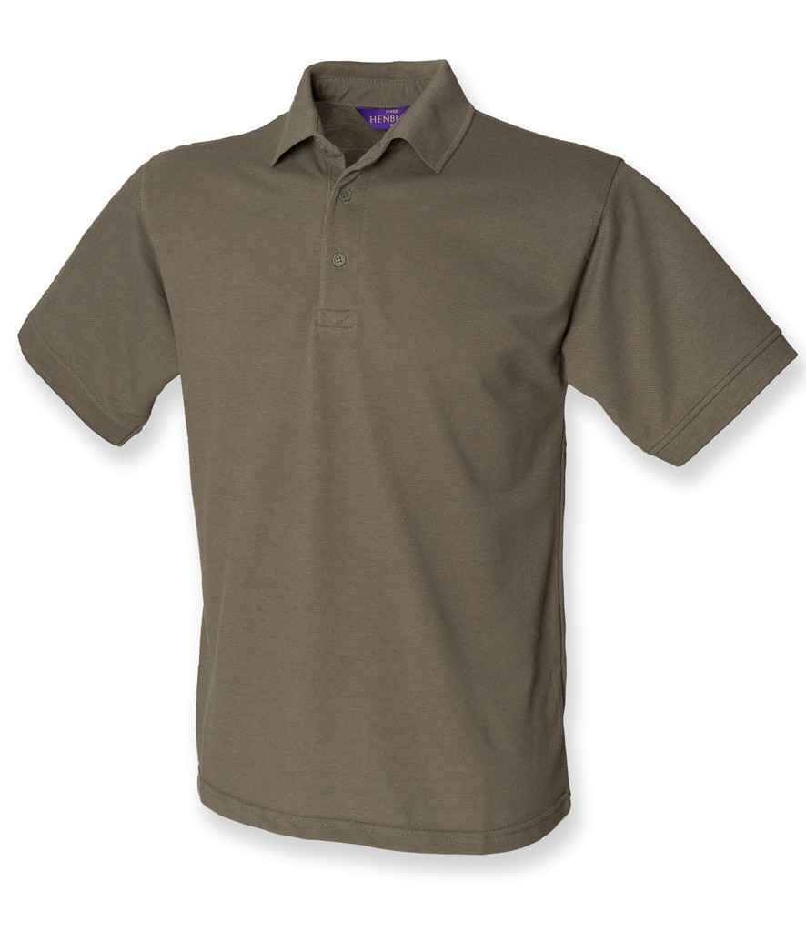 Henbury - Heavy Poly/Cotton Piqué Polo Shirt - H400 OLI S